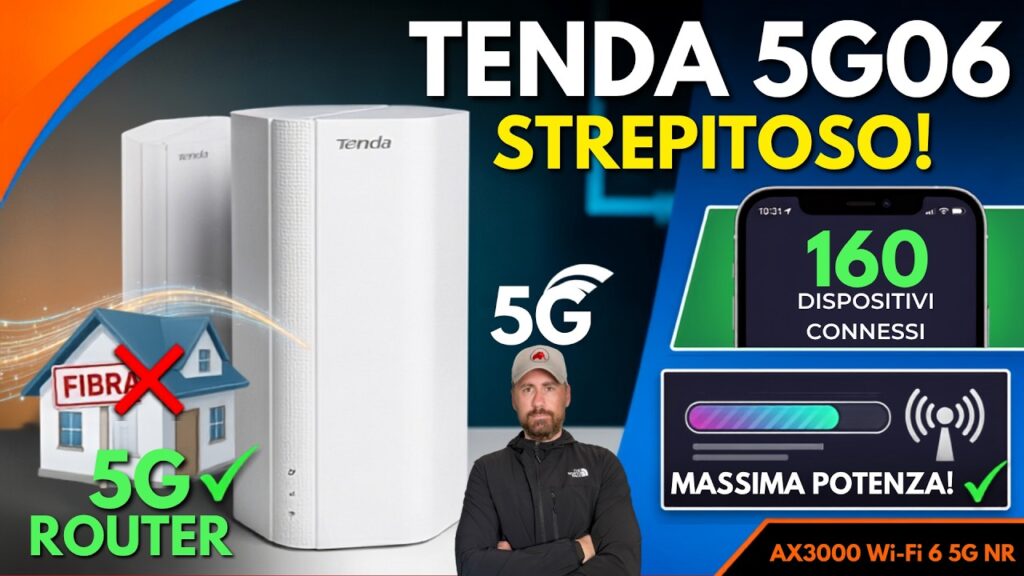 Router Tenda 5G06 – Recensione – Velocità 5G da URLO e Zero Cavi!